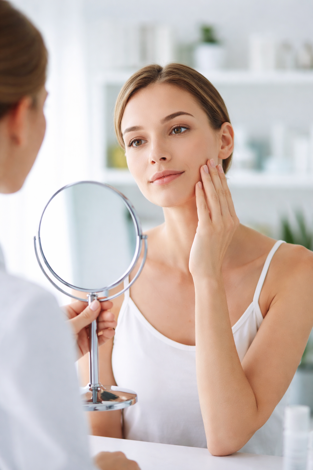 Illustration of skin care